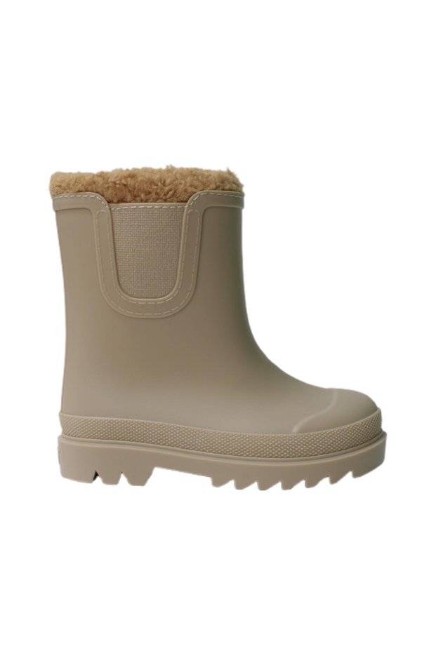 Igor Tokio Furry Kids Rain Boots Beige