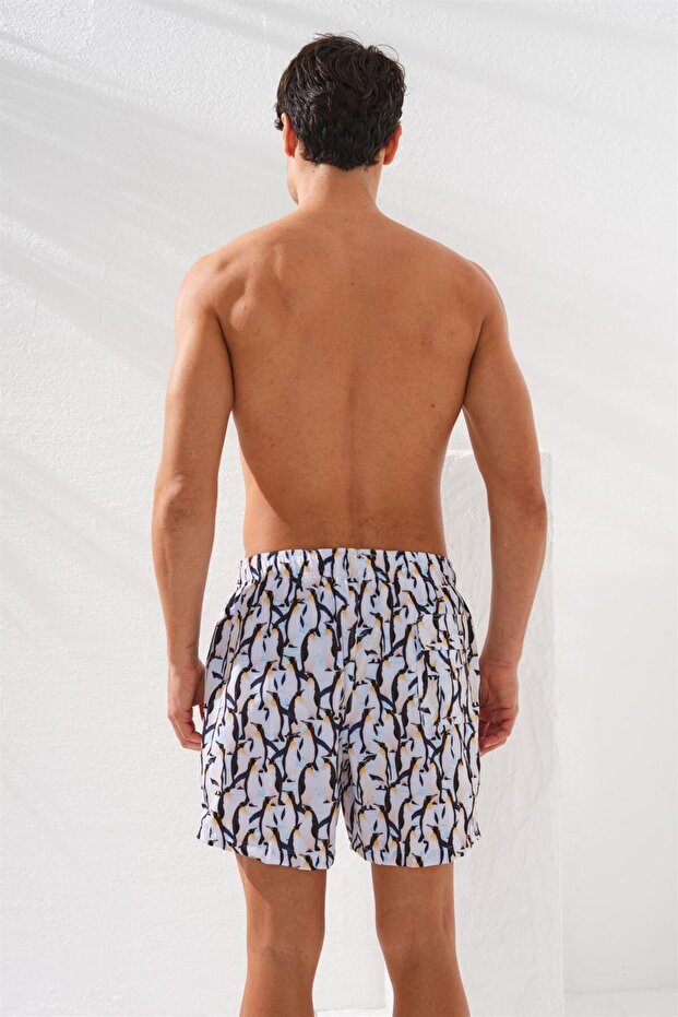 Erkek Desenli Dokuma Şort 231370 - 2