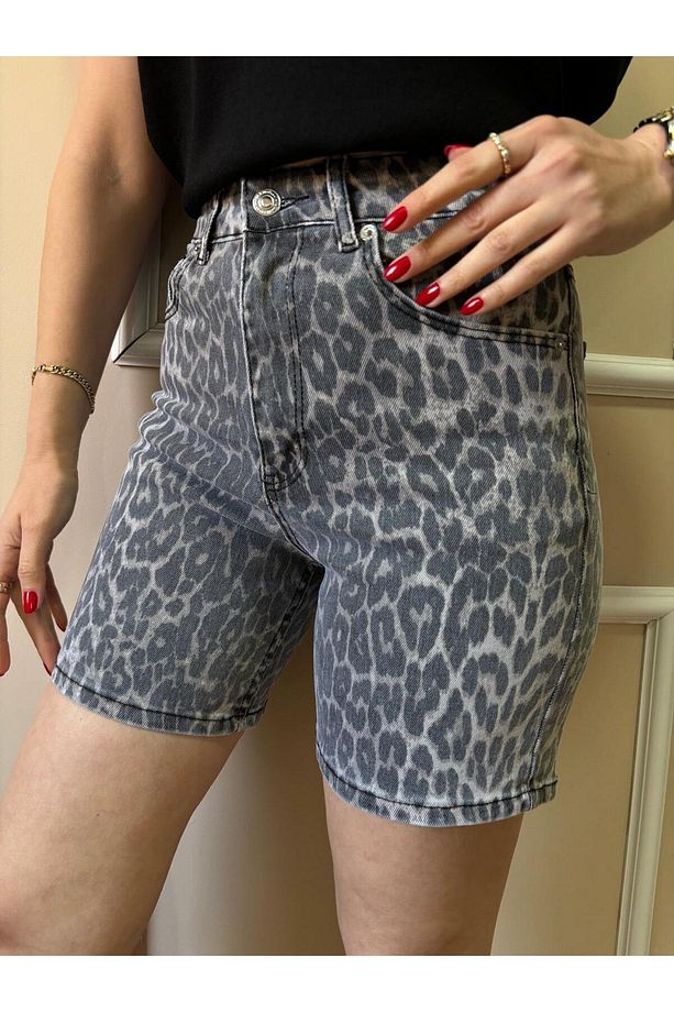 Leopar Jean Şort - 6
