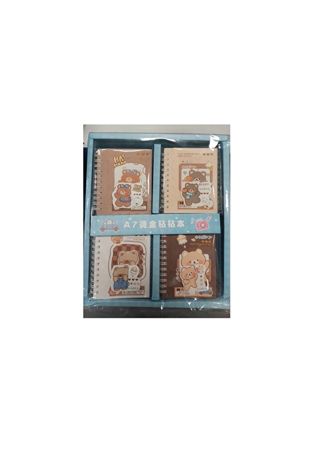 Notebook Happy Bear 0724 (Mixed Color, 1 Piece)