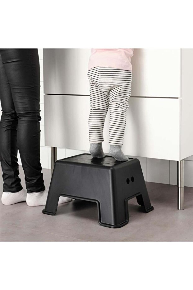 Tabure Siyah 44x35x25 Cm - 3