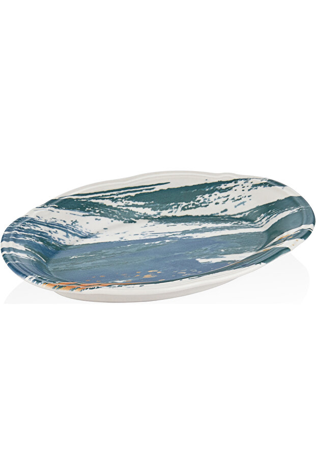 Joy 22 Cm Porcelain Boat Plate - 9- 01080034