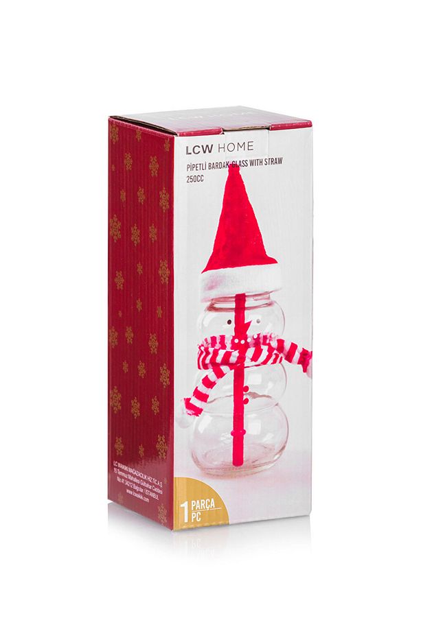 new collection Kardan Adam Figürlü Pipetli Cam Bardak 250 Ml city - 4