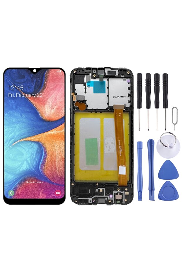 LCD Screen for Samsung Galaxy A20e SM-A202 With Digitizer Full Assembly With Frame - 1