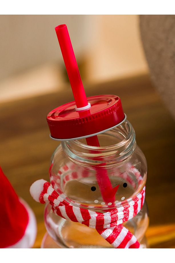 new collection Kardan Adam Figürlü Pipetli Cam Bardak 250 Ml city - 3