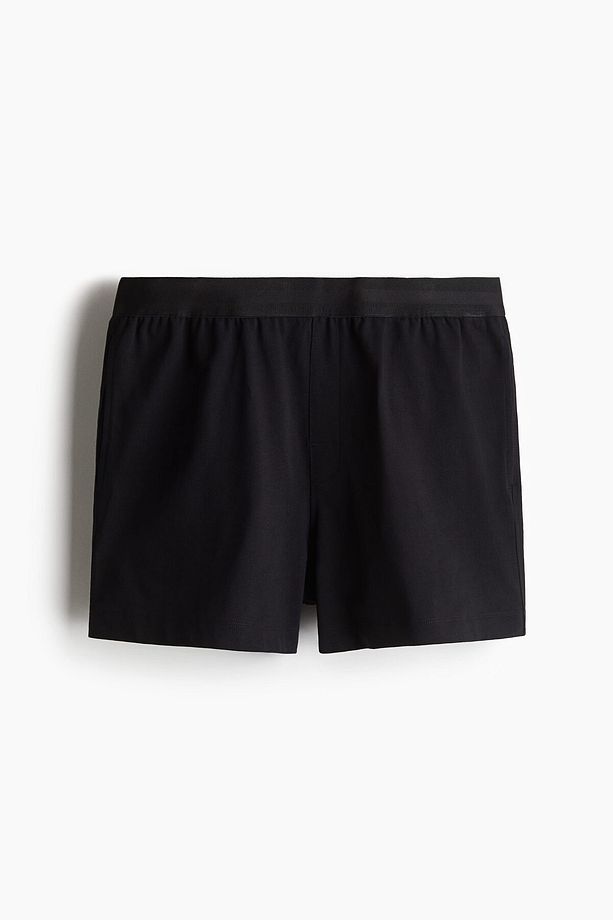 Kolsuz Üst ve Şortlu Pijama Takımı - 5