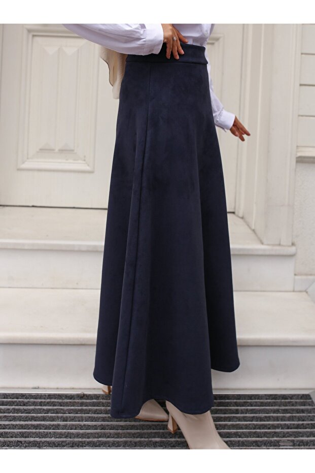 SÜET ETEK - Lacivert - - 6