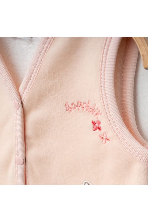 VELSOFT ASTARLI KADİFE BEBEK YELEK - 2
