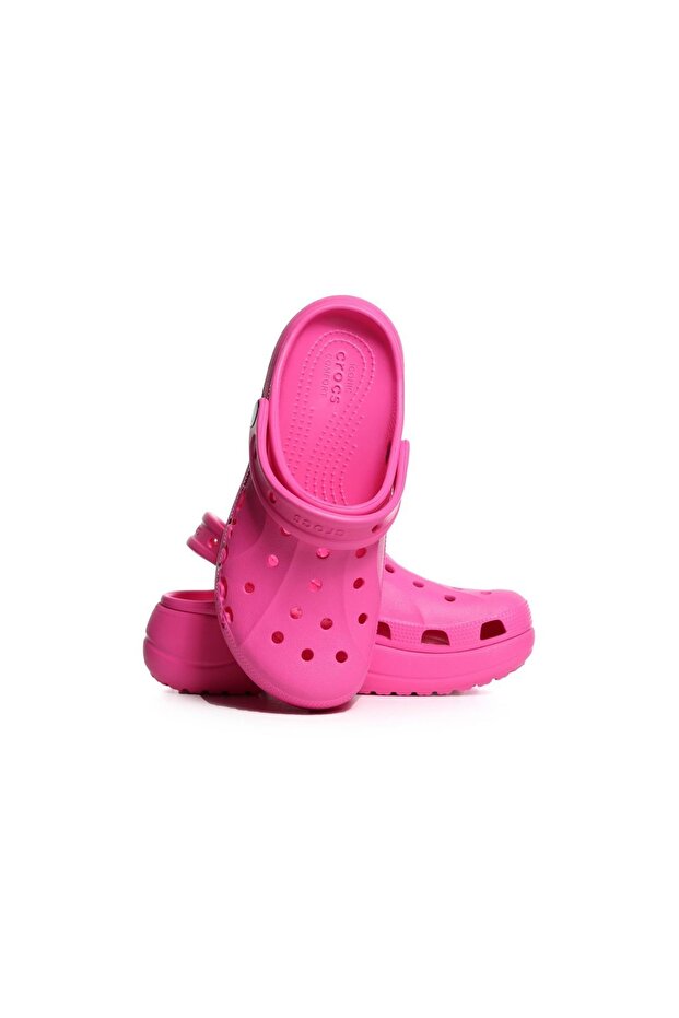 Baya Platform Clog Kadın Terlik - Neon Pembe - 4