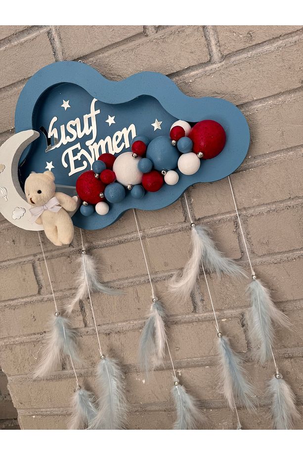 Ledli Bubble Bulut Kapı Süsü - 4