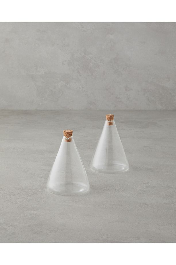 Simple Cam 2'li Yağlık - Sirkelik 180 ml Şeffaf - 2