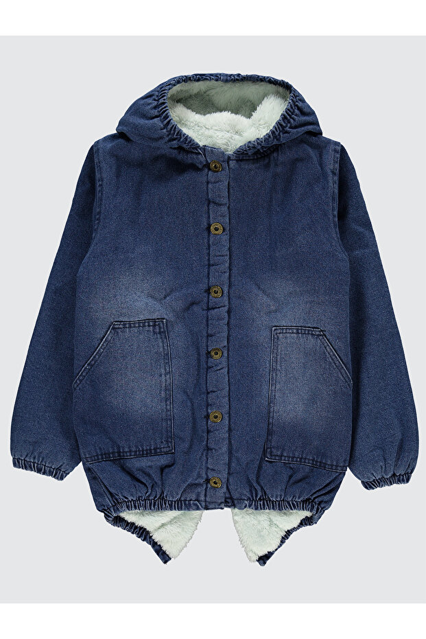 6-9 Years Old Blue Girl's Coat