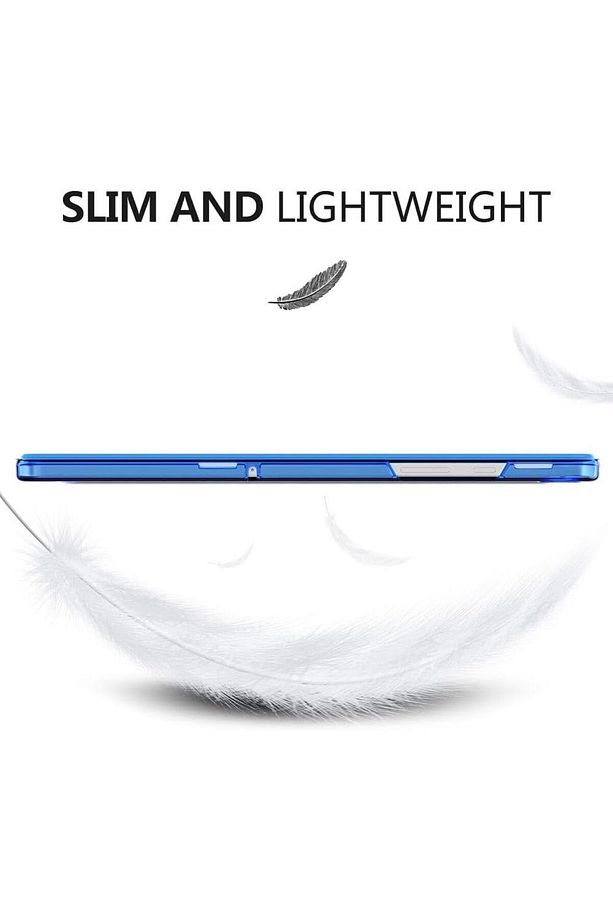 Samsung Galaxy Tab A9 Plus 11 Inç Uyumlu Kılıf Akıllı Smart Uyku Modlu Standlı Şeffaf Kapak Sm-x210 - 3