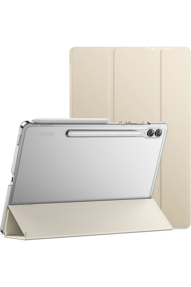 Samsung Galaxy Tab S9 Fe Plus 12.4" Smart Uyku Modlu Standlı Arkası Şeffaf Kapaklı X610 (UYUMLU) - 1