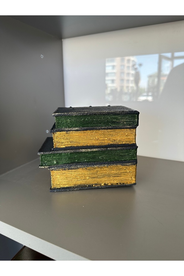 4'lü Kitap Dekor Biblo - 3