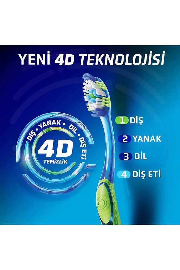 Ultra Clean Expert 4D Clean Diş Fırçası 1+1 Orta - 4
