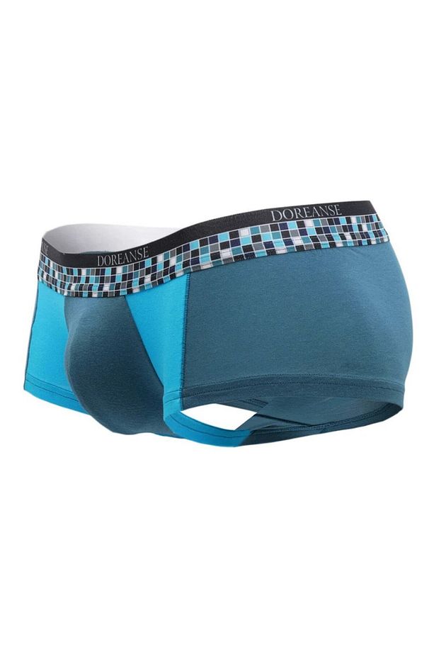 Erkek Modal Zümrüt Torbalı Mini Paça Boxer 1715 - 2