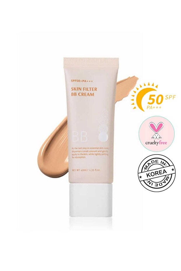 Bb Cream Skin Filter Bb Cream with High Coverage and Skin Care Effect Spf50 Pa Protector - 1