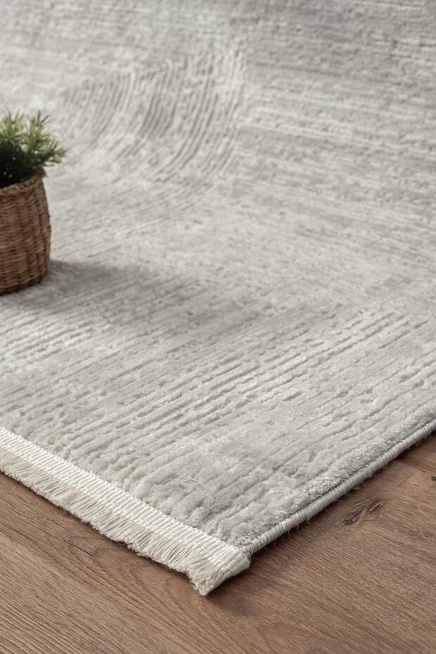 Terra - Sandshell Modern Çizgili Halı - 4