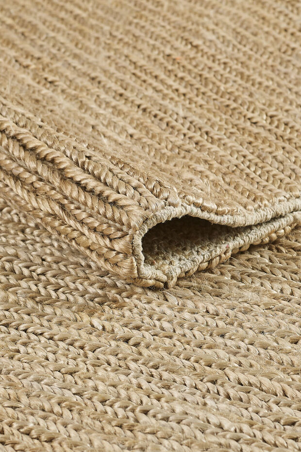 Globe - Taupe Grey Jüt Halı - 3