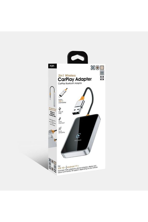 Mini Kablosuz Carplay Bluetooth Usb Type-C Uyumlu Android İOS Araç Multimedya Adaptörü - 8
