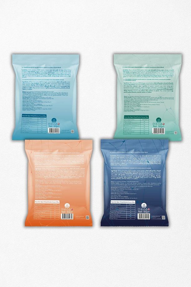 Limited Edition Çilek Draje Karışık Set, 50g X 4 Adet - 3