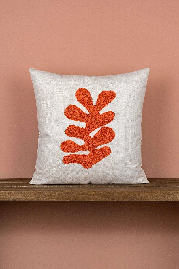 Bohemian Cream Modern Scandinavian Patterned Throw Pillow Set - 4Kmbs322 - 8