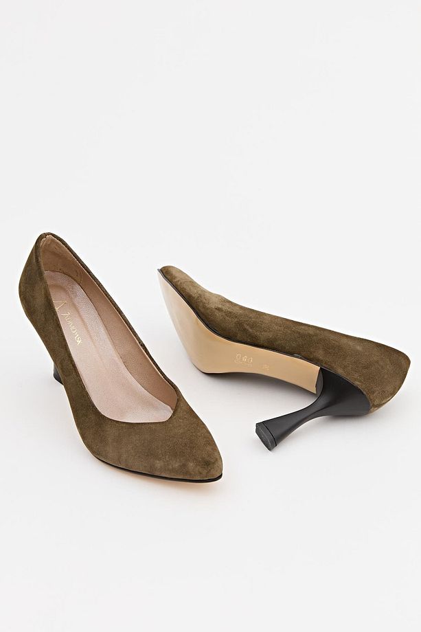 Kadın Topuklu Stiletto Hakiki Deri Ayakkabı 052y21k10004 - 5