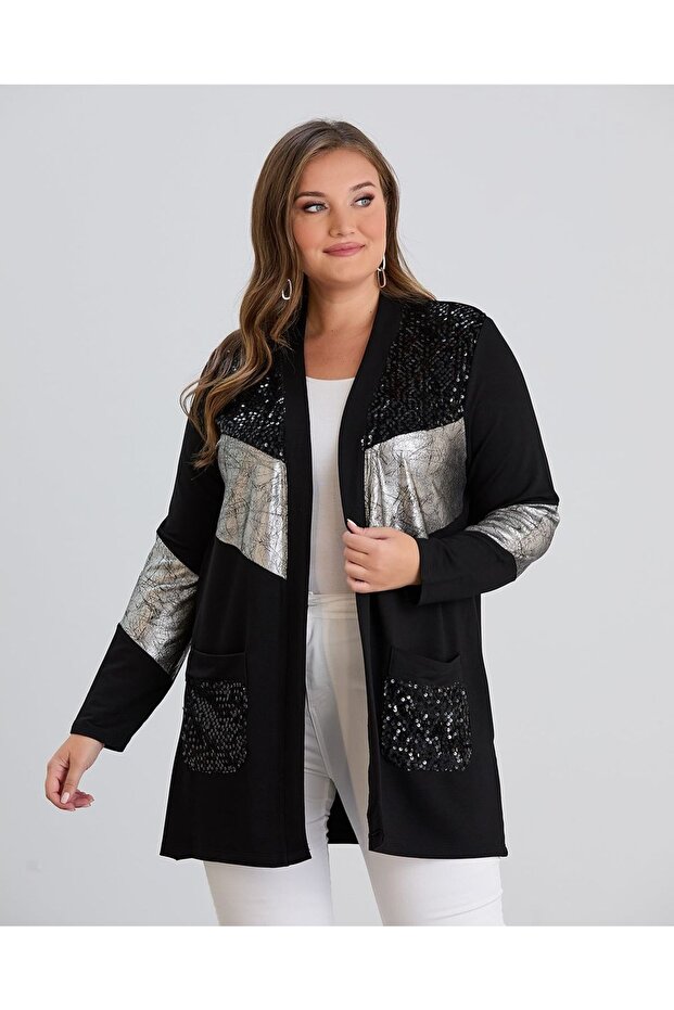 Large Size Pirilted Jacket - 4