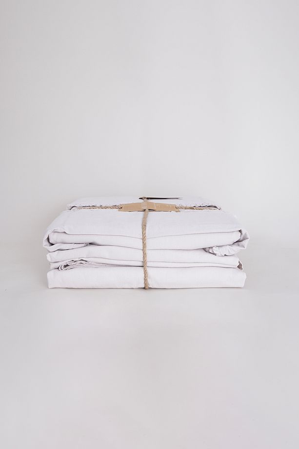 Boho Sade Natural Krem % 100 Pamuk Nevresim Takımı Tek Kişilik 100 X 200 7037A - 3