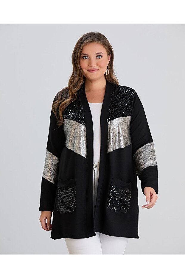Large Size Pirilted Jacket - 5