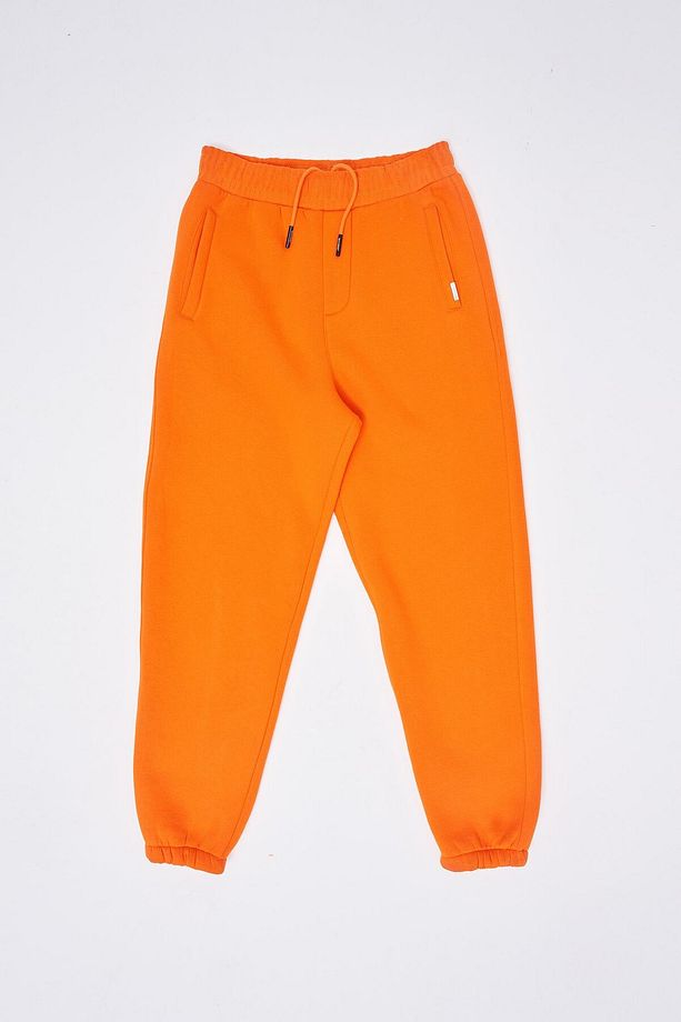 Erkek Basic Jogger Relaxed Turuncu Eşofman Altı - 8