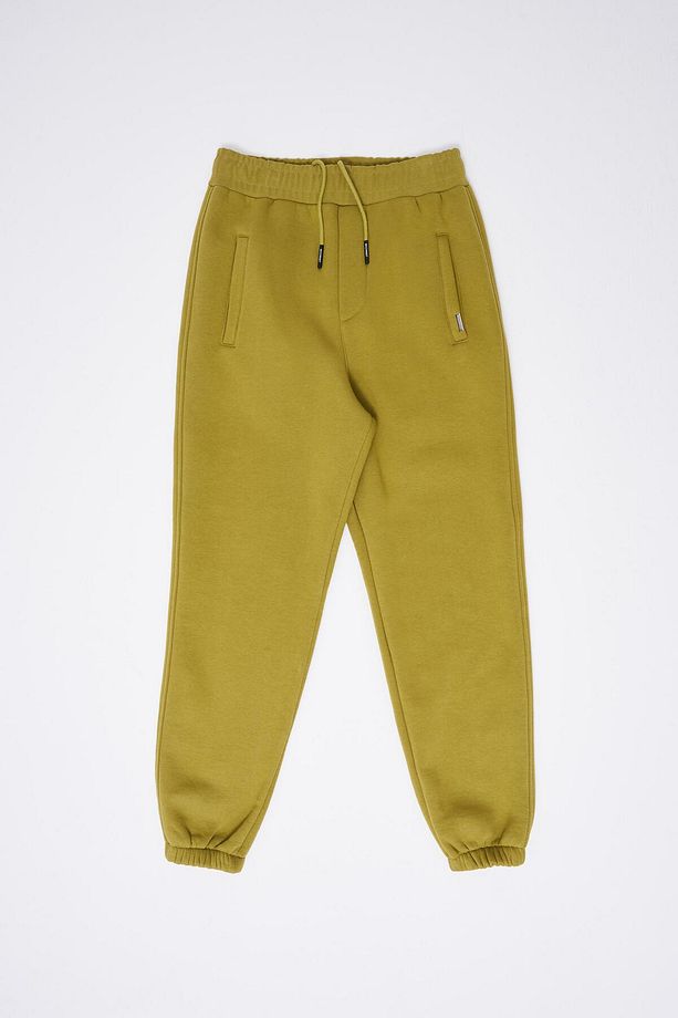 Erkek Basic Jogger Relaxed Yeşil Eşofman Altı - 6