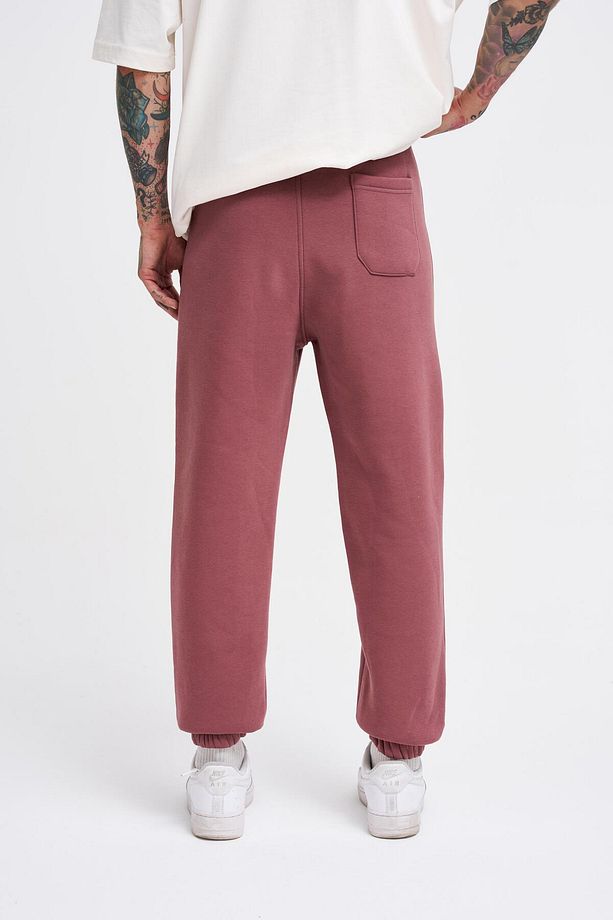Erkek Jogger Regular Mürdüm Eşofman Altı - 4