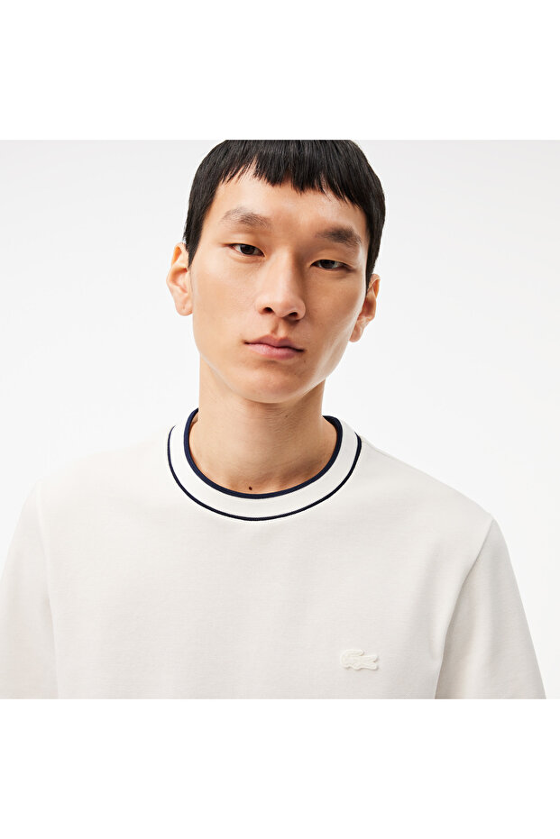 Erkek Regular Fit Bisiklet Yaka Beyaz T-Shirt - 2