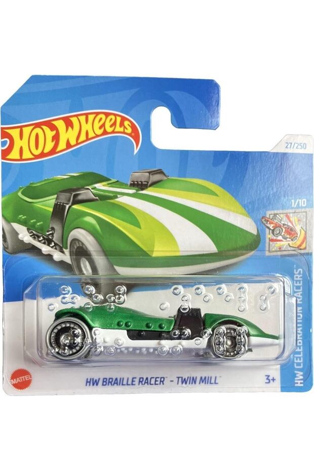 Single Cars Hw Braille Racer-Twin Mill Htc99