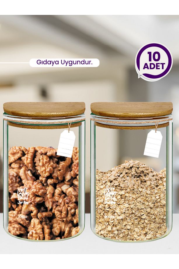 Kavanoz Görünümlü Saklama Poşeti - 1