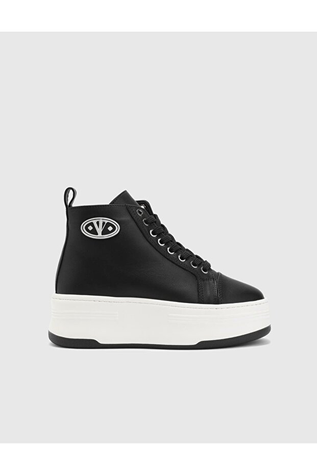 Rex Hakiki Deri Kadın Siyah Bot - 3