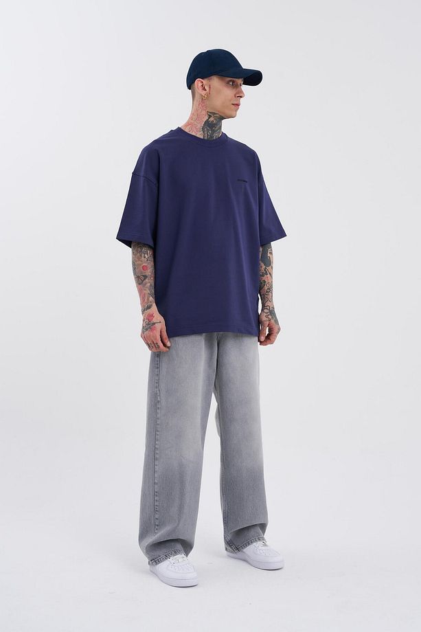 Erkek Oversize Baggy Jean Ghost - 5