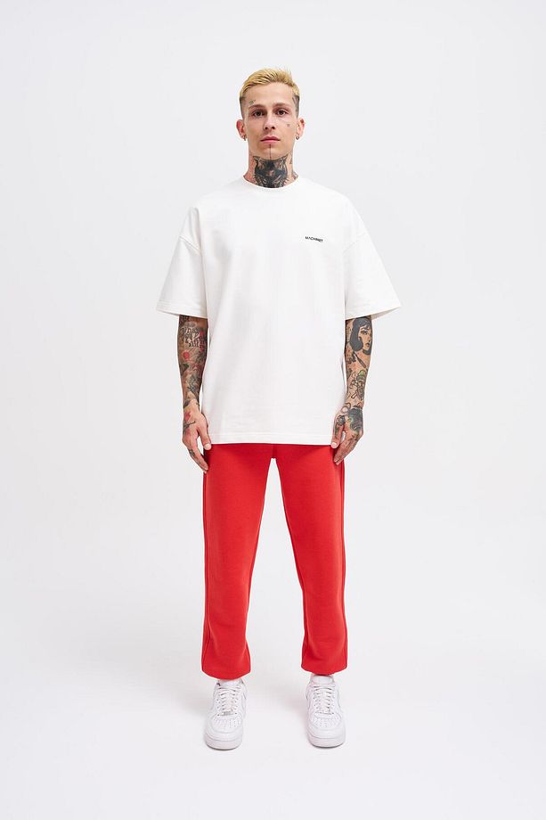 Erkek Jogger Regular Açık Kırmızı Eşofman Altı - 5