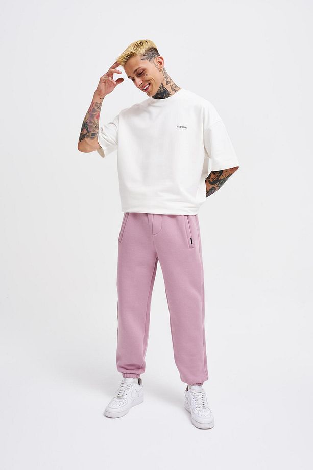 Erkek Jogger Regular Pembe Eşofman Altı - 6