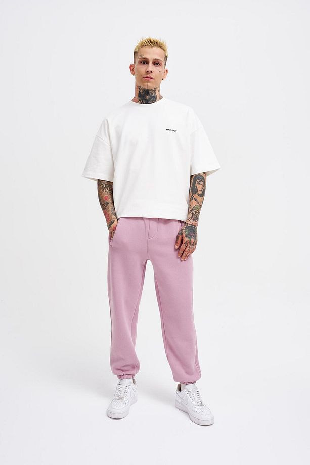 Erkek Jogger Regular Pembe Eşofman Altı - 5