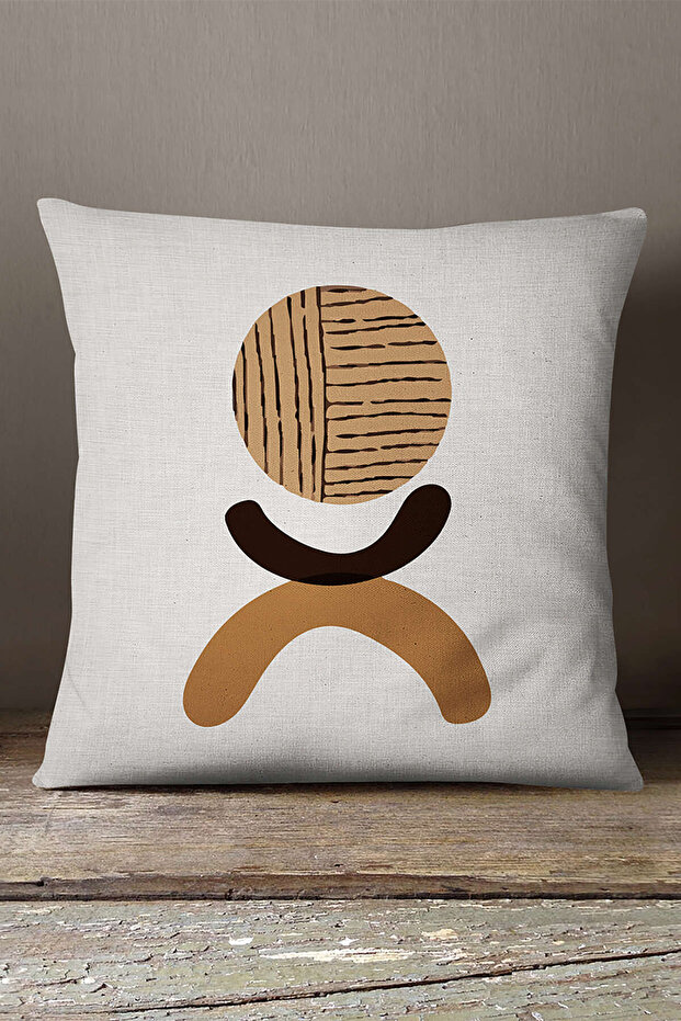 Velvet Babyface Brown Black Bohemian Style Leaf Pattern Printed Throw Pillow Pillow Case Cgh677