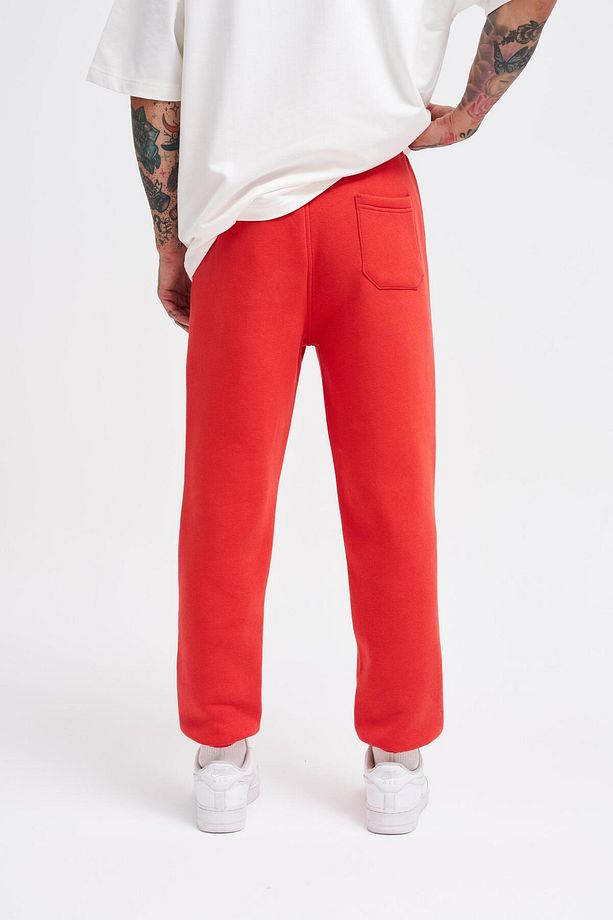 Erkek Jogger Regular Açık Kırmızı Eşofman Altı - 4