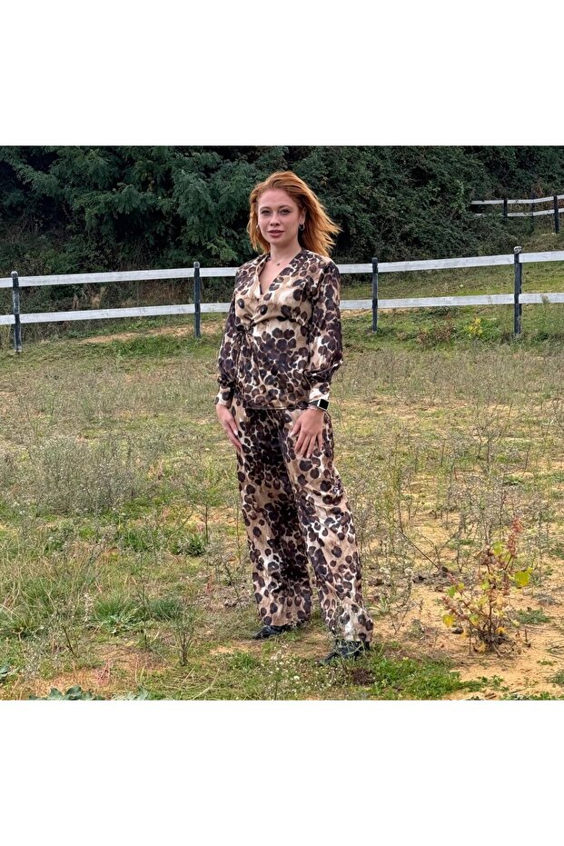 Leopard Pattern Suit - 8