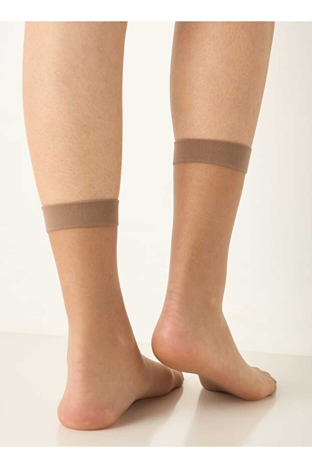 جوارب طويلة حتى الكاحل مع حزام خصر مطاطي - 3