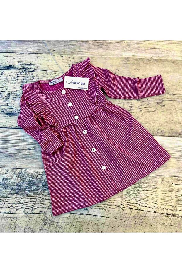 Düğmeli Elbise - 2