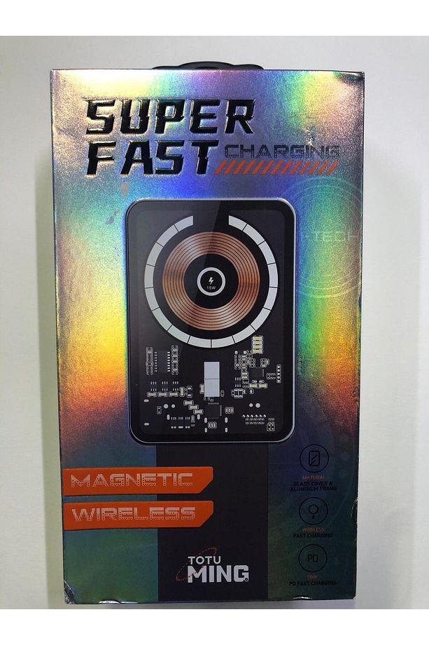 Magsafe Transparent Quick Charge Power Bank 20W with Type-C to Lightning PD Cable 10.000 MAH - 4