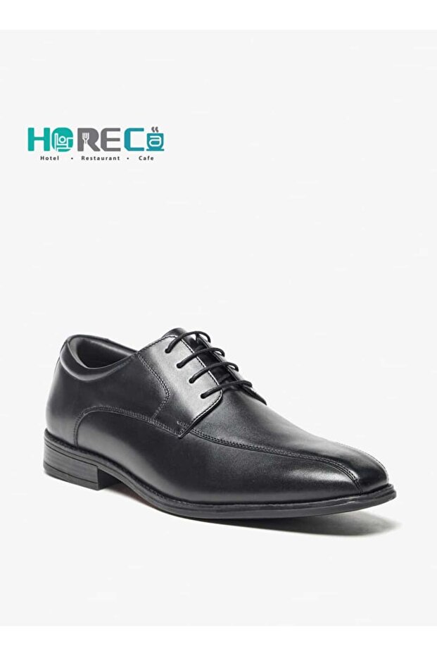 Duchini Men's Solid Professional Shoes with Lace-Up Closure