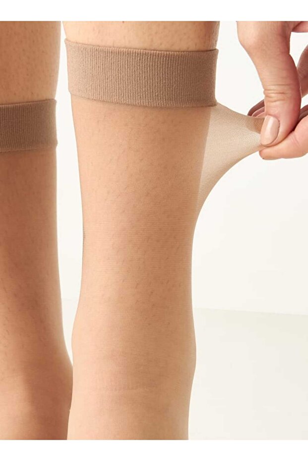 جوارب طويلة حتى الكاحل مع حزام خصر مطاطي - 4